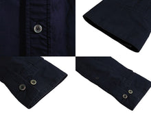 Load image into Gallery viewer, sacai サカイ パーカー 20SS サイズ3 ドッキング シャツ ブラック ネイビー コットン SCM-026 美品 中古 64839