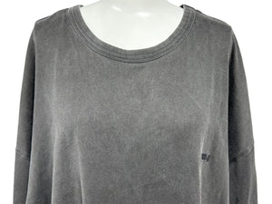 JUUN J ジュンジー トップス 半袖Ｔシャツ クールネック 丸首 カラフルバックプリント グレー ブラック JC3442P823 M 中古 64842