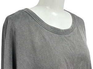 JUUN J ジュンジー トップス 半袖Ｔシャツ クールネック 丸首 カラフルバックプリント グレー ブラック JC3442P823 M 中古 64842 JUUN J ジュンジー トップス 半袖Tシャツ クールネック 丸首