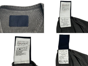 JUUN J ジュンジー トップス 半袖Ｔシャツ クールネック 丸首 カラフルバックプリント グレー ブラック JC3442P823 M 中古 64842