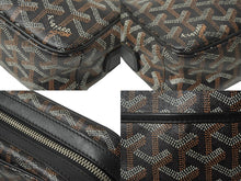 Load image into Gallery viewer, GOYARD ゴヤール カップヴェールPMバッグ ショルダーバッグ CAPVE2PMLTY01CL01P ブラック PVC レザー シルバー金具 美品 中古 64865