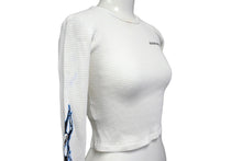 Load image into Gallery viewer, CHROME HEARTS Matty Boy クロムハーツ マティボーイ 長袖Tシャツ サイズXS サーマル プリント ホワイト コットン 良品 中古 64868