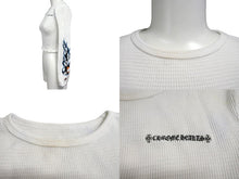 Load image into Gallery viewer, CHROME HEARTS Matty Boy クロムハーツ マティボーイ 長袖Tシャツ サイズXS サーマル プリント ホワイト コットン 良品 中古 64868