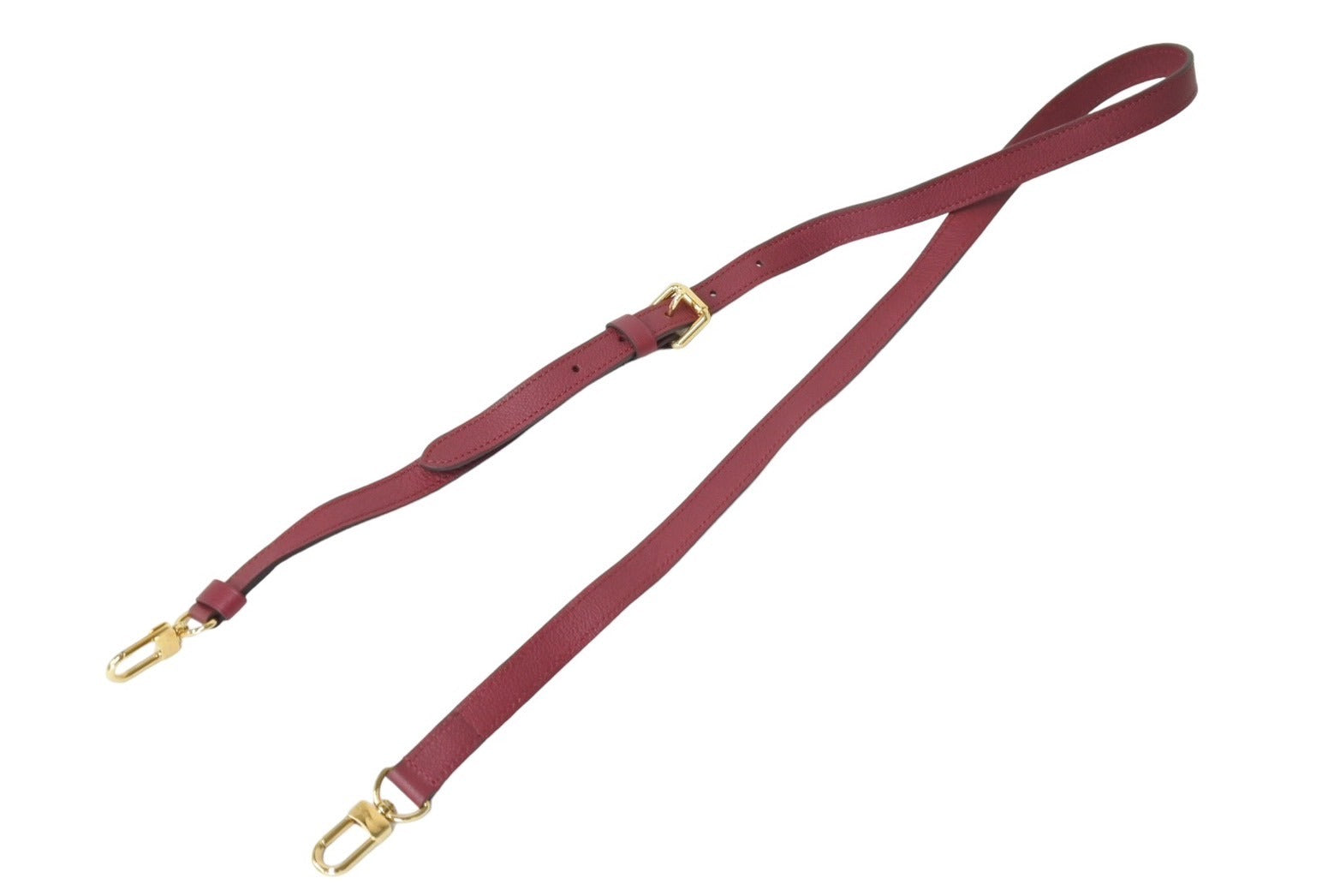 極美品 LOUIS VUITTON ルイヴィトン スピーディ25用 ストラップ ワイン 