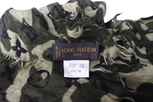 Load image into Gallery viewer, LouisVuitton ルイヴィトン 村上隆 エトール スカーフ ストール M74152 カシミヤ シルク モノグラモフラージュ 美品 中古 64871