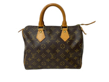 Load image into Gallery viewer, LOUIS VUITTON ルイヴィトン スピーディ25 ハンドバッグ M41528 モノグラムキャンバス ヌメ革 美品 中古 64873