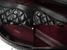 Load image into Gallery viewer, 極美品 CHANEL シャネル チェーンショルダーバッグ マトラッセ25 Wフラップラップ ブラックシルバー 11番台 中古 64874