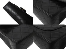 Load image into Gallery viewer, CHANEL シャネル マトラッセ シングルフラップ ジップ付き 1番台 ラムスキン ブラック ゴールド金具 美品 中古 64878