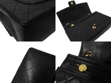 Load image into Gallery viewer, CHANEL シャネル マトラッセ シングルフラップ ジップ付き 1番台 ラムスキン ブラック ゴールド金具 美品 中古 64878