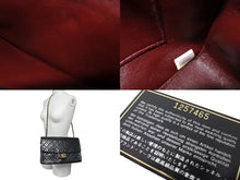 Load image into Gallery viewer, CHANEL シャネル マトラッセ シングルフラップ ジップ付き 1番台 ラムスキン ブラック ゴールド金具 美品 中古 64878