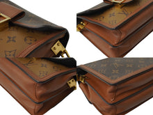 画像をギャラリービューアに読み込む, LOUISVUITTON ルイヴィトン ドーフィーヌMINI ショルダーバッグ M44580 モノグラムリバース ブラウン ゴールド金具 良品 中古 64883