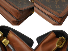 画像をギャラリービューアに読み込む, LOUISVUITTON ルイヴィトン ドーフィーヌMINI ショルダーバッグ M44580 モノグラムリバース ブラウン ゴールド金具 良品 中古 64883
