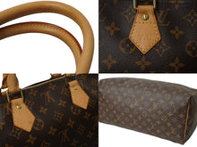 画像をギャラリービューアに読み込む, 極美品 LOUIS VUITTON ルイ ヴィトン ハンドバッグ スピーディー40 PVCコーティング モノグラム ブラウン ゴールド金具 M41522 中古 64885