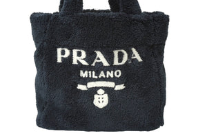PRADA プラダ テリー ミニトート 2wayハンドバッグ レタリング