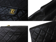 Load image into Gallery viewer, CHANEL シャネル ミニマトラッセ20 チェーンショルダーバッグ 1番台 ラムスキン ブラック ゴールド金具 美品 中古 64891