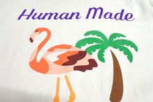 画像をギャラリービューアに読み込む, HUMAN MADE ヒューマンメイド 長袖Ｔシャツ トップス ロンT ロングスリーブ フラミンゴ ロゴ ホワイト パープル グリーン XXL 中古 64819