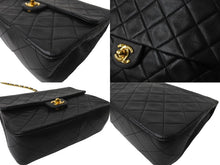 Load image into Gallery viewer, CHANEL シャネル ミニマトラッセ20 チェーンショルダーバッグ 1番台 ラムスキン ブラック ゴールド金具 美品 中古 64891