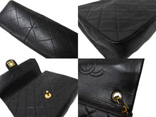 Load image into Gallery viewer, CHANEL シャネル ミニマトラッセ20 チェーンショルダーバッグ 1番台 ラムスキン ブラック ゴールド金具 美品 中古 64891