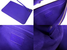 画像をギャラリービューアに読み込む, 極美品 LOUIS VUITTON ルイヴィトン トートバッグ ネヴァーフルMM ポーチ付 M40883 フィグ パープル シルバー金具 中古 64893
