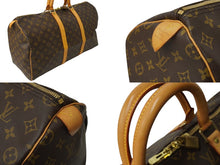 Load image into Gallery viewer, LOUISVUITTON ルイヴィトン キーポル50 ボストンバッグ M41426 PVCコーティングキャンバス ブラウン 美品 中古 64897