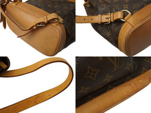 画像をギャラリービューアに読み込む, LOUIS VUITTON ルイヴィトン モノグラム モンスリMM バックパック M51136 ブラウン リュック 美品 中古 64898