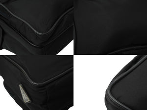 PRADA プラダ ミニメッセンジャーショルダーバッグ トライアングルロゴ ナイロン シルバー ブラック金具 美品 中古 64902 