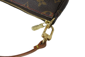LOUIS VUITTON ルイヴィトン ポシェット アクセソワール アクセサリーポーチ 村上隆 M95008 モノグラム チェリー ブラウン 美品 中古 64910