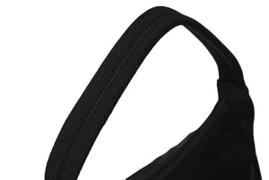 極美品 PRADA プラダ ハンドバッグ ホーボーショルダーバッグ ミニバックMV515 三角プレート ナイロン ブラック 中古 64912 