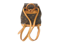画像をギャラリービューアに読み込む, LOUIS VUITTON ルイヴィトン ミニモンスリ リュック M51137 モノグラム 美品 中古 64914