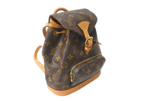 画像をギャラリービューアに読み込む, LOUIS VUITTON ルイヴィトン ミニモンスリ リュック M51137 モノグラム 美品 中古 64914
