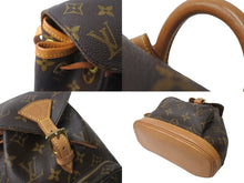 画像をギャラリービューアに読み込む, LOUIS VUITTON ルイヴィトン ミニモンスリ リュック M51137 モノグラム 美品 中古 64914