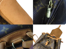 画像をギャラリービューアに読み込む, LOUIS VUITTON ルイヴィトン ミニモンスリ リュック M51137 モノグラム 美品 中古 64914