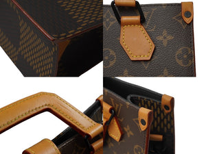 LOUIS VUITTON ルイヴィトン トートバッグ ジャイアント NIGO ダミエ モノグラムキャンバス ブラウン N40355 美品 中古 64937