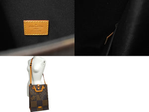 LOUIS VUITTON ルイヴィトン トートバッグ ジャイアント NIGO ダミエ モノグラムキャンバス ブラウン N40355 美品 中古 64937
