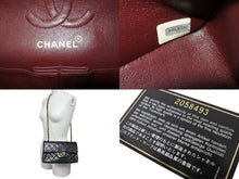Load image into Gallery viewer, CHANEL シャネル チェーンショルダーバッグ Wフラップ マトラッセ 23cm ココマーク ラムスキン 2番台 ブラック ゴールド金具 美品 中古 64939
