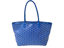 画像をギャラリービューアに読み込む, 極美品 GOYARD ゴヤール アルトワ トートバッグ ハンドバッグ ゴヤールディンキャンバス ブルー 中古 64940