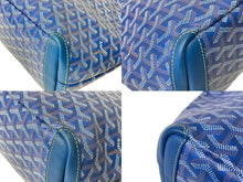 画像をギャラリービューアに読み込む, 極美品 GOYARD ゴヤール アルトワ トートバッグ ハンドバッグ ゴヤールディンキャンバス ブルー 中古 64940