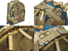 Load image into Gallery viewer, 極美品 CHANEL シャネル グラフィティ リュック バックパック 28番台 ココマーク メディエダールコレクション AS0867 ゴールド 中古 64941