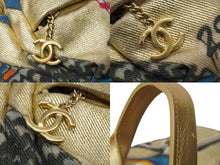 Load image into Gallery viewer, 極美品 CHANEL シャネル グラフィティ リュック バックパック 28番台 ココマーク メディエダールコレクション AS0867 ゴールド 中古 64941