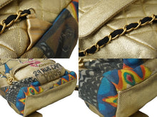 Load image into Gallery viewer, 極美品 CHANEL シャネル グラフィティ リュック バックパック 28番台 ココマーク メディエダールコレクション AS0867 ゴールド 中古 64941