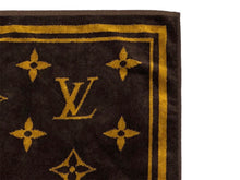 画像をギャラリービューアに読み込む, 極美品 LOUIS VUITTON ルイヴィトン ドラ ドゥ バン ビーチタオル M72364 モノグラム クラシック コットン ブラウン 中古 64966