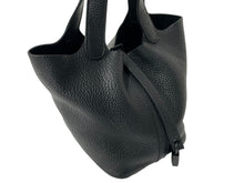Load image into Gallery viewer, HERMES エルメス ピコタンロックPM Y刻印 18 トリヨンクレマンス ソーブラック ハンドバッグ 美品 中古 64970