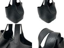 Load image into Gallery viewer, HERMES エルメス ピコタンロックPM Y刻印 18 トリヨンクレマンス ソーブラック ハンドバッグ 美品 中古 64970