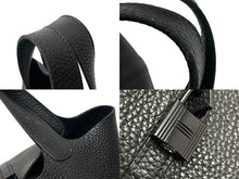 Load image into Gallery viewer, HERMES エルメス ピコタンロックPM Y刻印 18 トリヨンクレマンス ソーブラック ハンドバッグ 美品 中古 64970