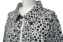 画像をギャラリービューアに読み込む, LOUISVUITTON ルイヴィトン 草間彌生 インフィニティドット ジップドシャツ 23SS VCCM07 ブラック ホワイト 5L 美品 中古 64975