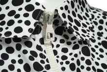 画像をギャラリービューアに読み込む, LOUISVUITTON ルイヴィトン 草間彌生 インフィニティドット ジップドシャツ 23SS VCCM07 ブラック ホワイト 5L 美品 中古 64975