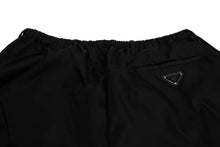 画像をギャラリービューアに読み込む, 極美品 PRADA プラダ ナイロン パンツ トライアングルロゴ SPH239 S222 1WQ8 ポリアミド ブラック サイズL 中古 64977 