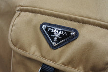 画像をギャラリービューアに読み込む, 極美品 PRADA プラダ ZIAW 21AW ダブルポケットシャツ トライアングルロゴ SC548S2121UPX ICタグ コットン ベージュ XXL 中古 64978 