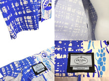 Load image into Gallery viewer, 極美品 PRADA プラダ ダブルマッチ 半袖シャツ UCS319 S182 1YOW コットン ブルー ホワイト ブラック サイズXXXL 中古 64979