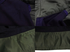 SACAI サカイ ダウンジャケット ミリタリージャケット ナイロン ファスナーボタン カイ ネイビー カーキ19-02068M サイズ1 美品 中古 64980 